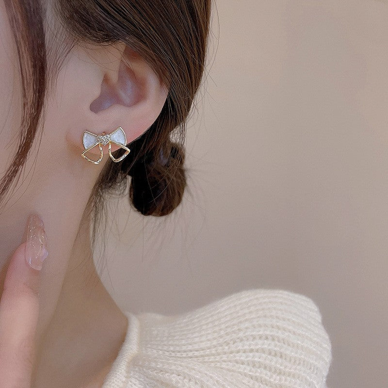 6 Pairs - Women Oil Drop Minimalist Small Stud Earrings (Mix Color) (1 Pair Price - 18)