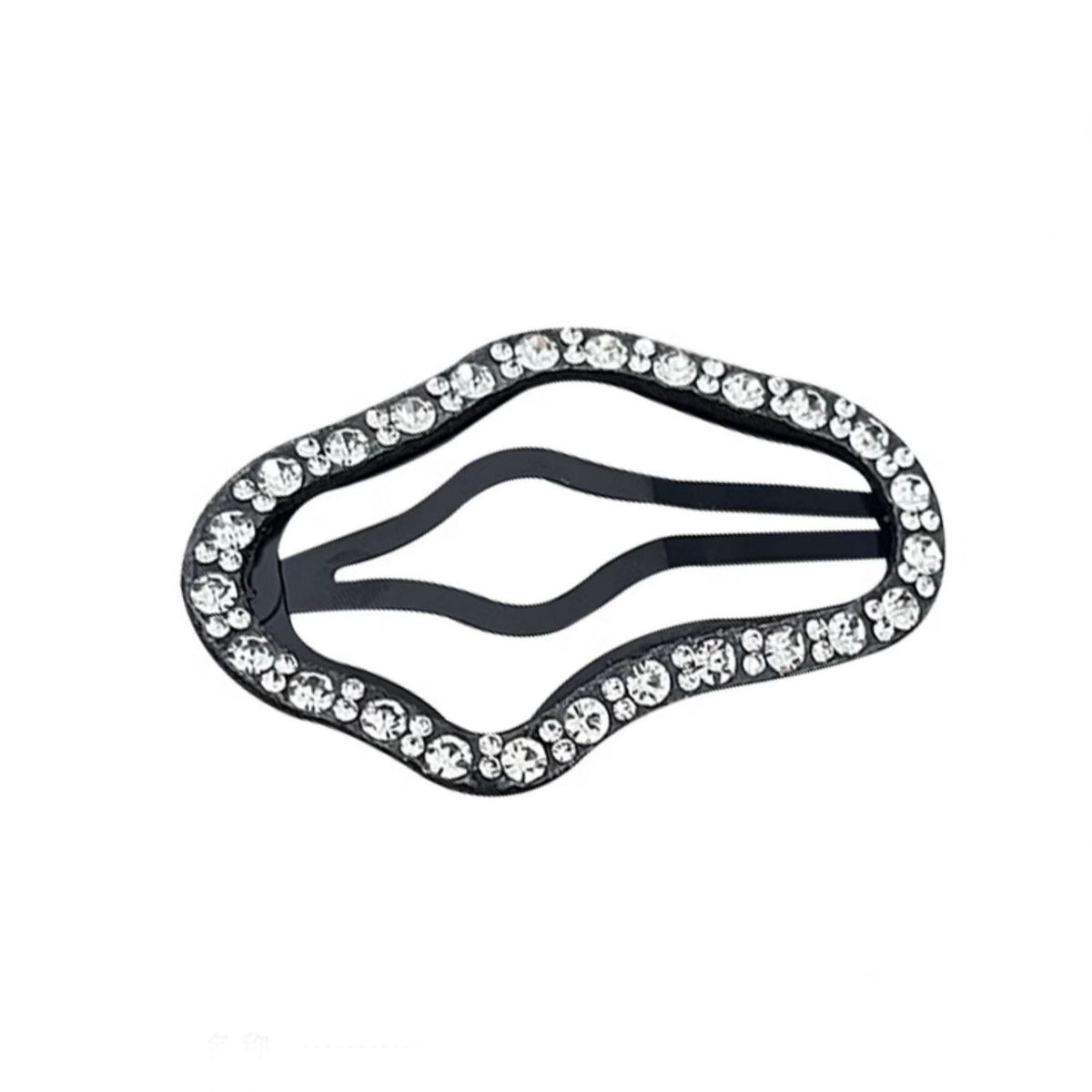 10 Pc - Rhinestone cloud hairpin (Mix Color) (Unit Price - 10)