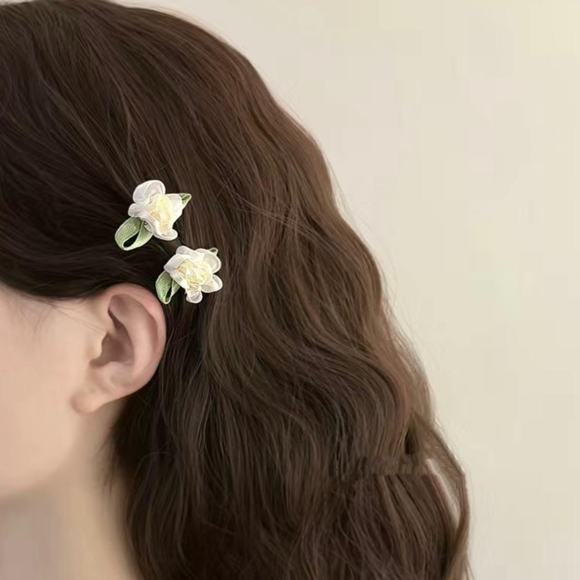 10 Pc - Sweet Flower Hairpin opp packing (1 Pc Price - 8)