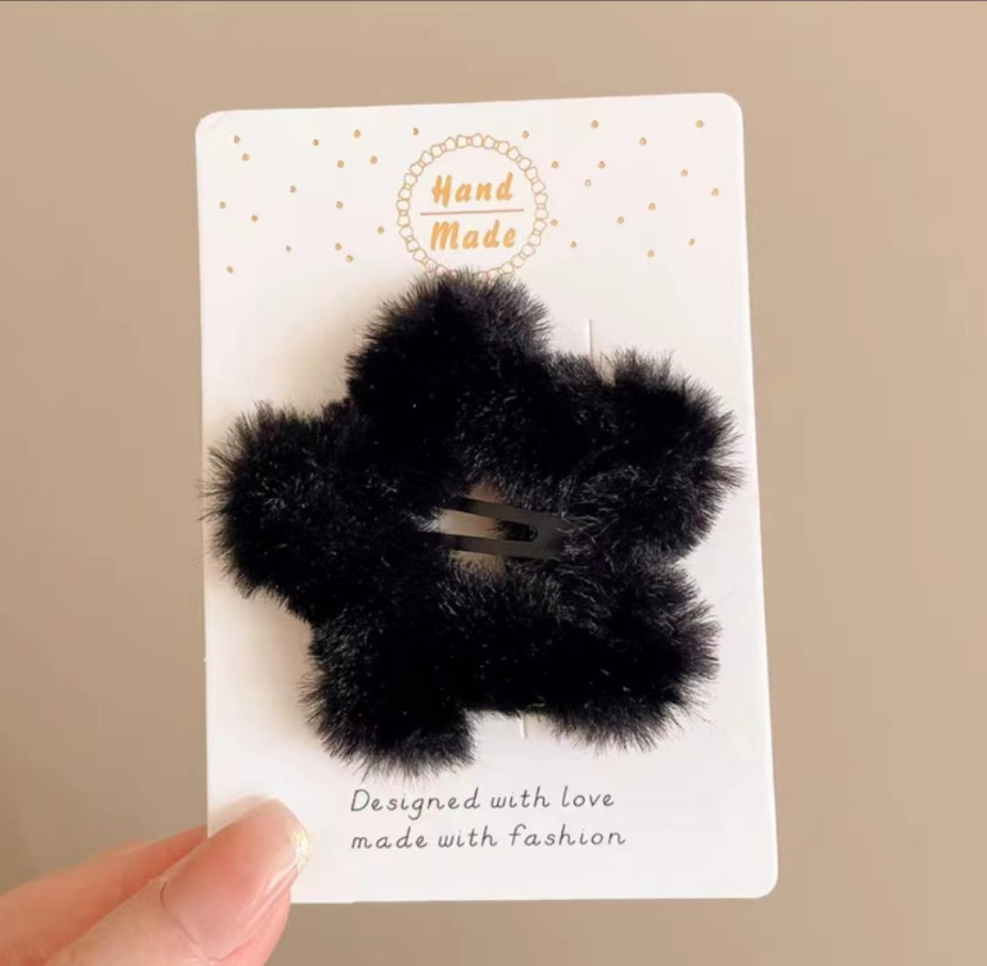 20 Pc - Furry Star BB clip (Mix Color) (1 Pc Price - 7)