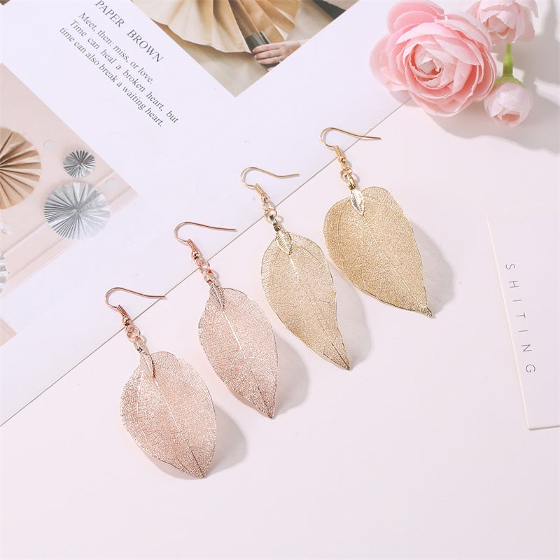 3 Pc - Elegant Leaf Earrings (Unit Price 90)