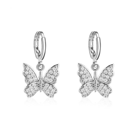 12 pc - Shining Butterfly Earrings Unit Price 44