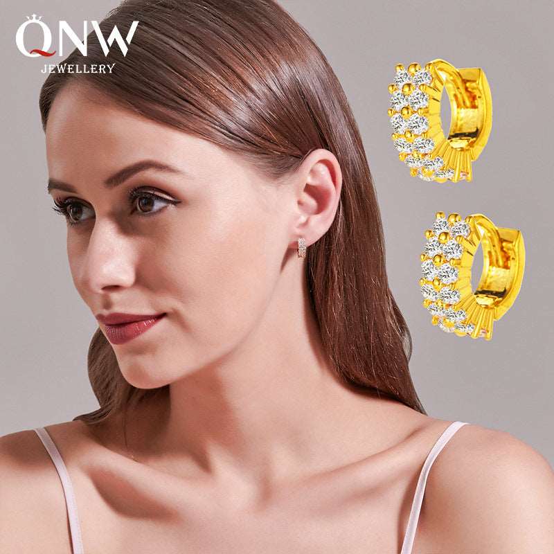 6 Pc - Dimond Premium and stylish earings (Unit Price 63)