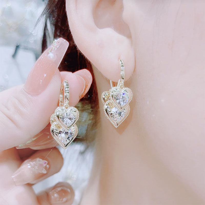 6 Pairs - Three Lives Three Worlds Love Earrings (1 Pair Price - 51)