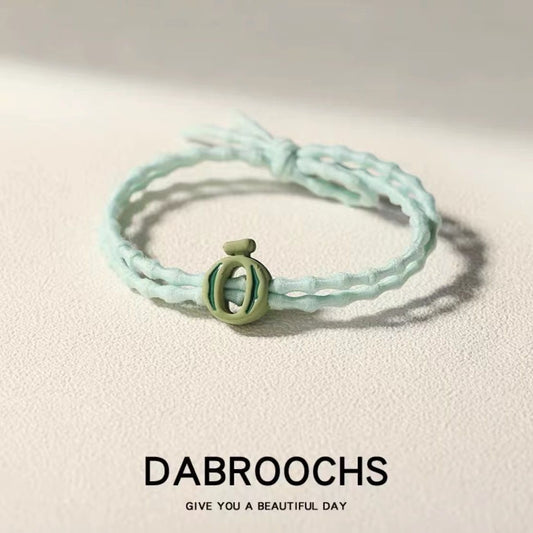 10 Pc - Mori Style Fruit Hair Tie Hair Rubberband - Watermelon (in OPP bag) (Unit Price 3)