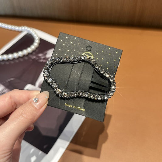 3 Pc - Rhinestone cloud hairpin - Grey  (Unit Price - 9)