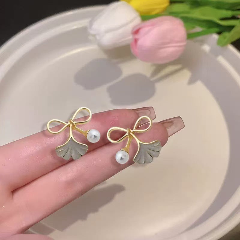 6 Pairs - Fresh Mori Earrings (Mix Color) (1 Pair Price - 32)