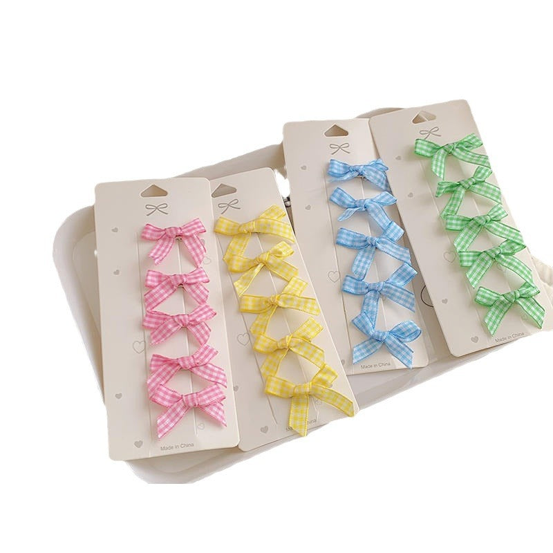 Korean style small duckbill clip - Yellow (10 Pc Set Card packing)