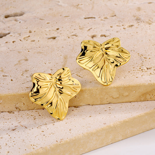 3 Set - Anti Tarnish New Leaf Earring (Unit Price - 53)