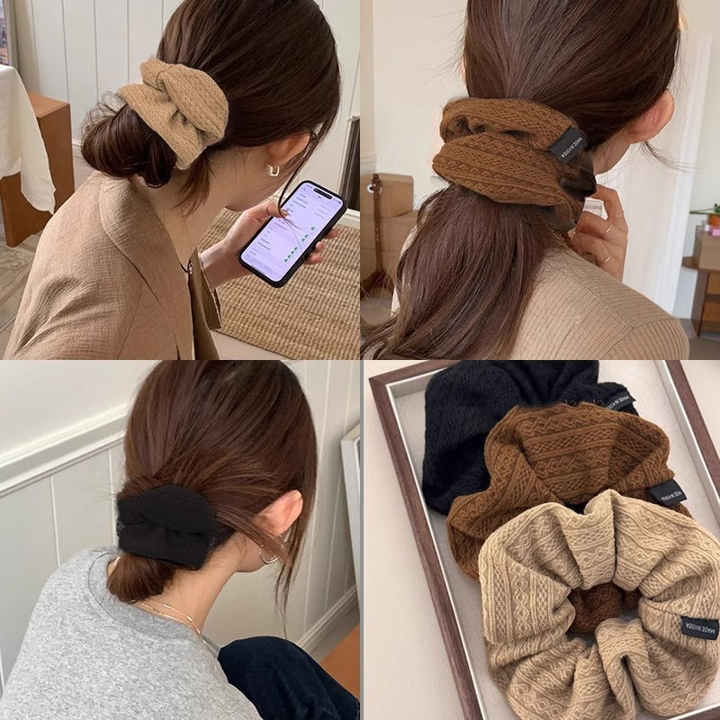 6 Pc - Retro French Style Hair Tie opp packing (1 Pc Price - 15)