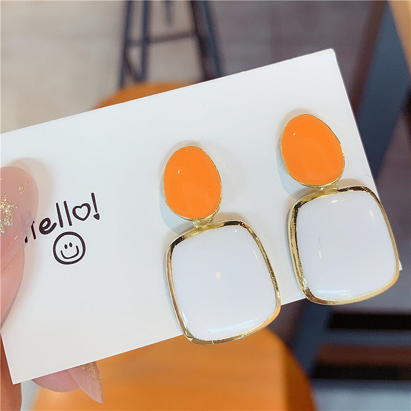 6 Set - Geometric earrings (Mix color) (Unit price 35)
