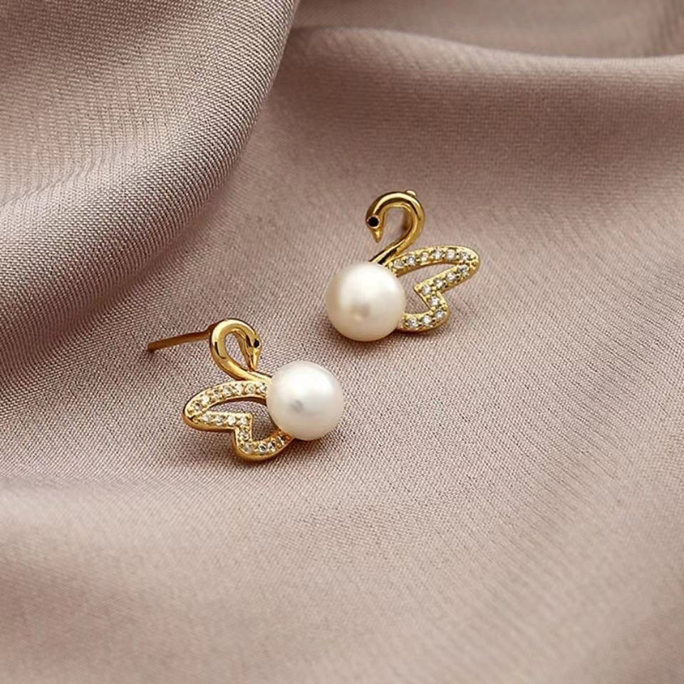 6 Set - Classic Little Swan Earrings (Unit price 23)