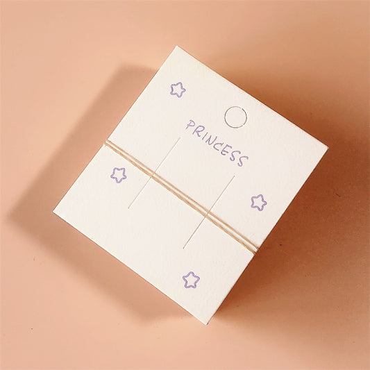 Yellow 7*8 cm colored cardstock for adults and children - packaging material with OPP bag (Pack of 100)