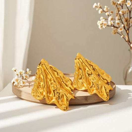 3 Pairs - Anti tarnish mountain earrings (1 Pair Price - 44)