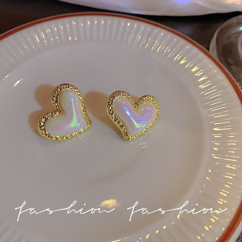 6 Pairs - French retro socialite love pearl earrings (1 Pair Price - 30)