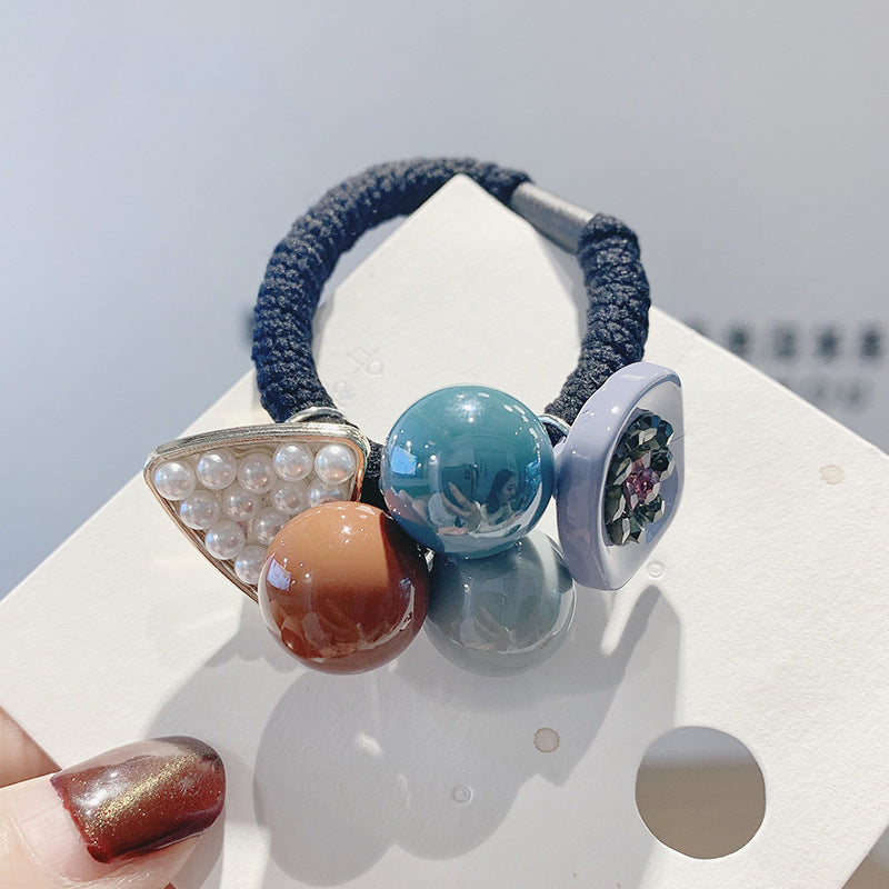 3 Pc - Triangular Diamond Navy Blue Rubberbad (1 Pc Price - 18)