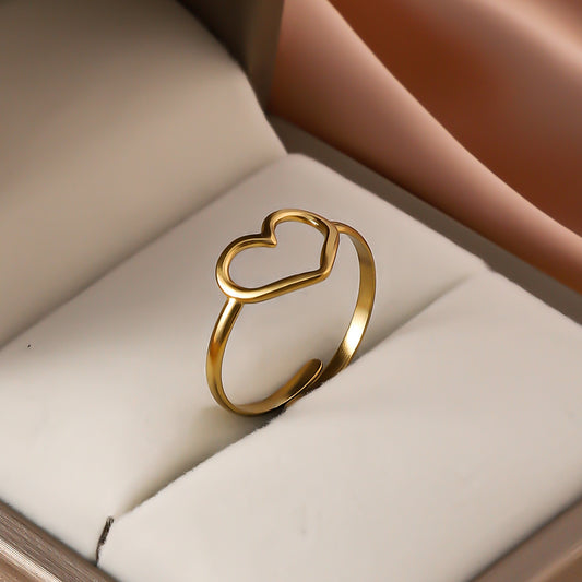 3 Pc - Love Ring  - Golden (Unit Price - 60)