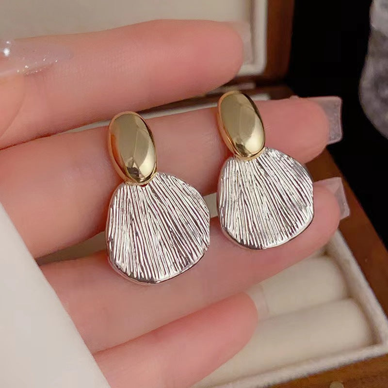 6 Set - Gold Silver Shell Earring (Unit price 27)