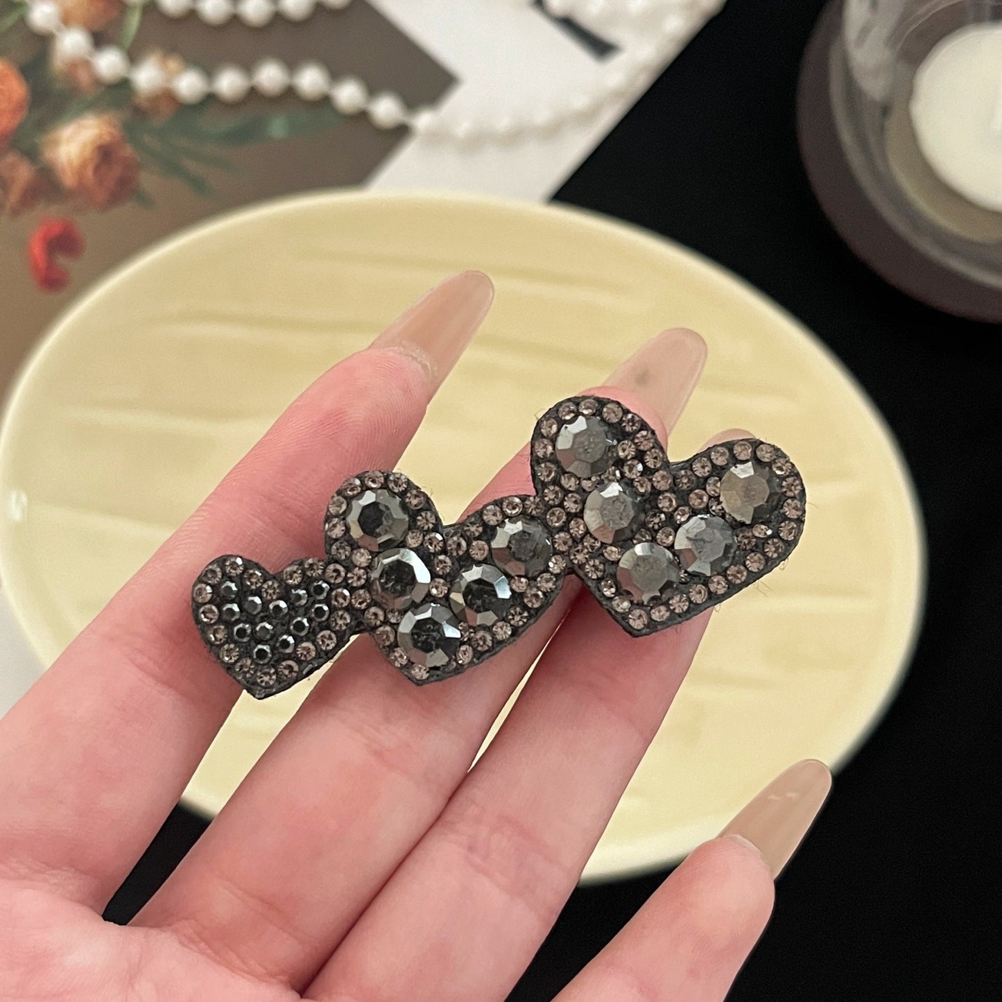 10 Pc - Heart-Shaped Duckbill Clip (Mix Color) (Unit Price - 9)