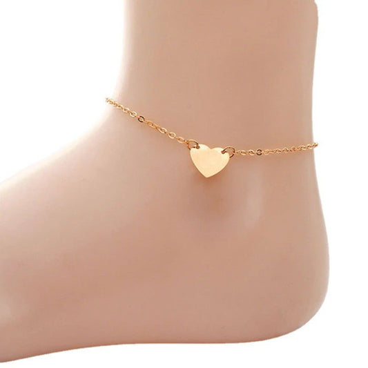 12 pc - Ocean Heart Anklet (Unit Price - 15)