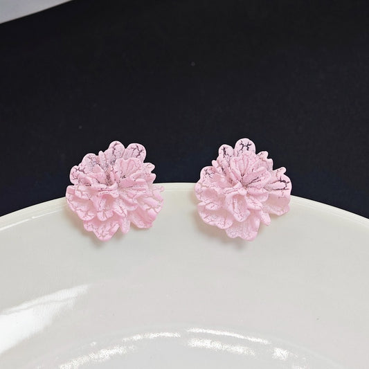 6 pc - Korean Pink camellia flower (Unit Price - 21)