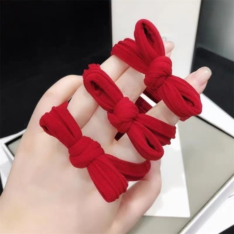 6 Set - Thickened and High-Elastic Hair Band Hair Rope (10 Pc Set) (Mix Color opp packing) (1 Set Price - 21)