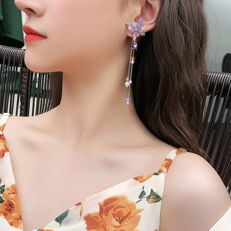 6 Set - Fairy sweet butterfly earrings (Mix Colors) (Unit price 43)