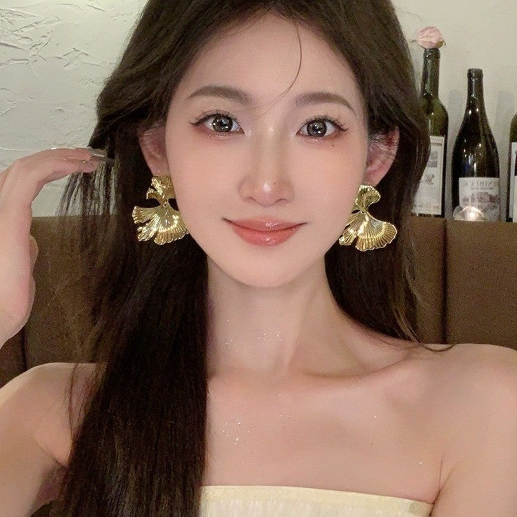 6 Pairs - Flower Leaf Stud Earrings (1 Pair Price - 37)