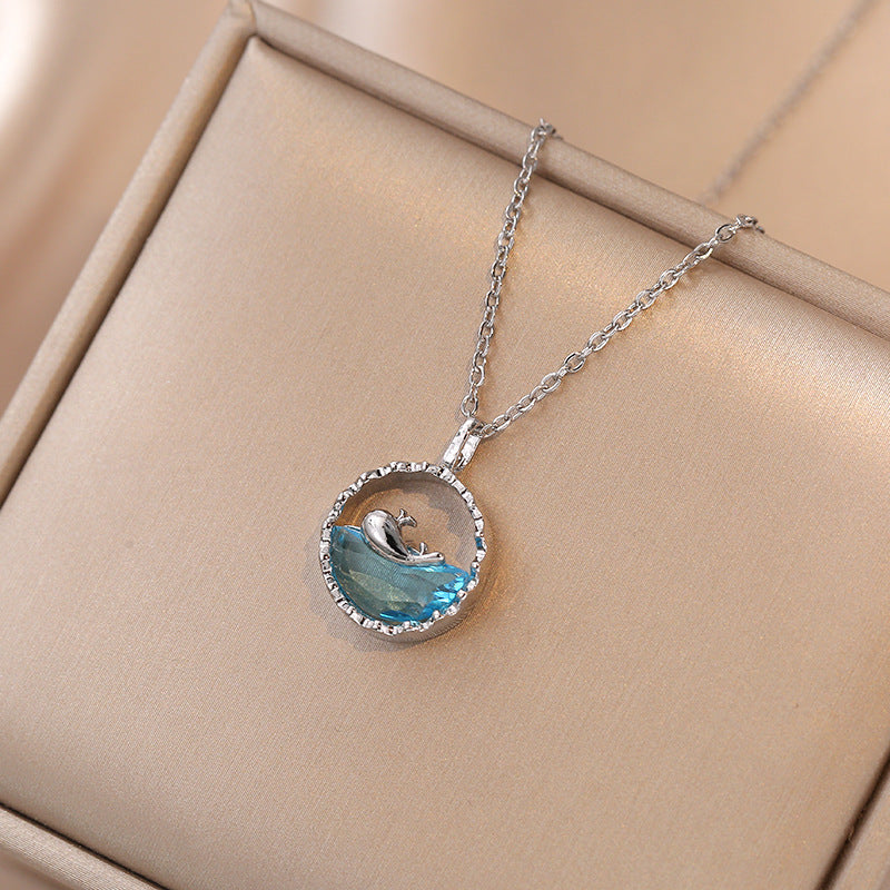 3 Pc - Anti Tarnish Whale necklace (1 Pc Price - 62)