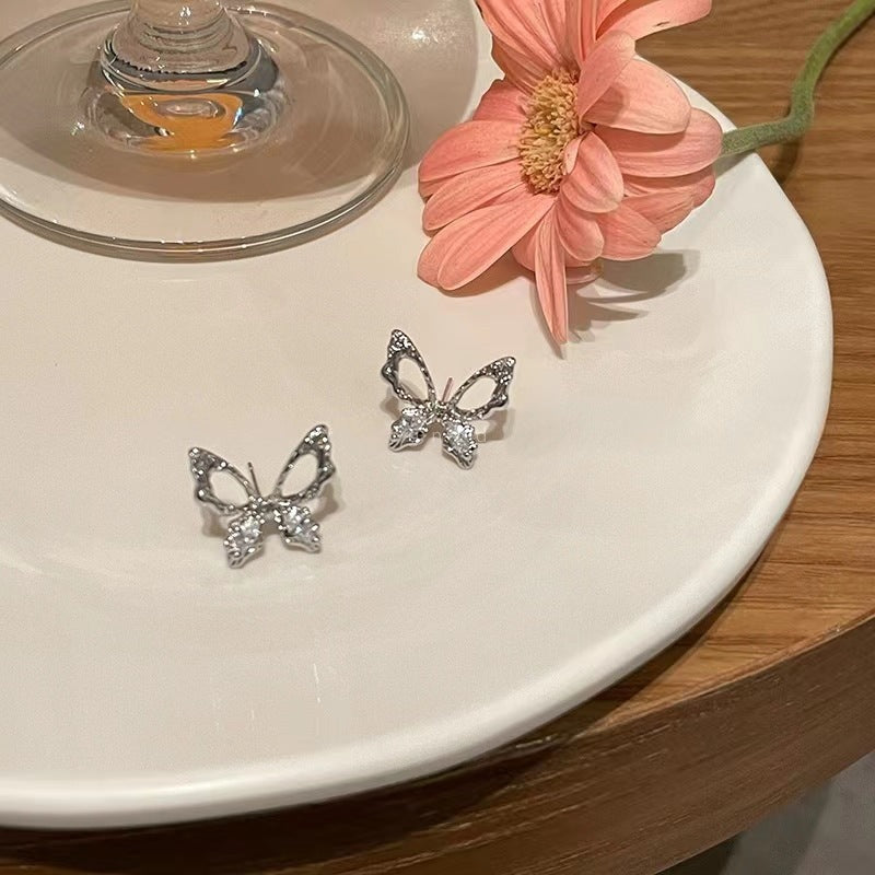 6 Set - Hollow wings butterfly earrings (Unit price 22)