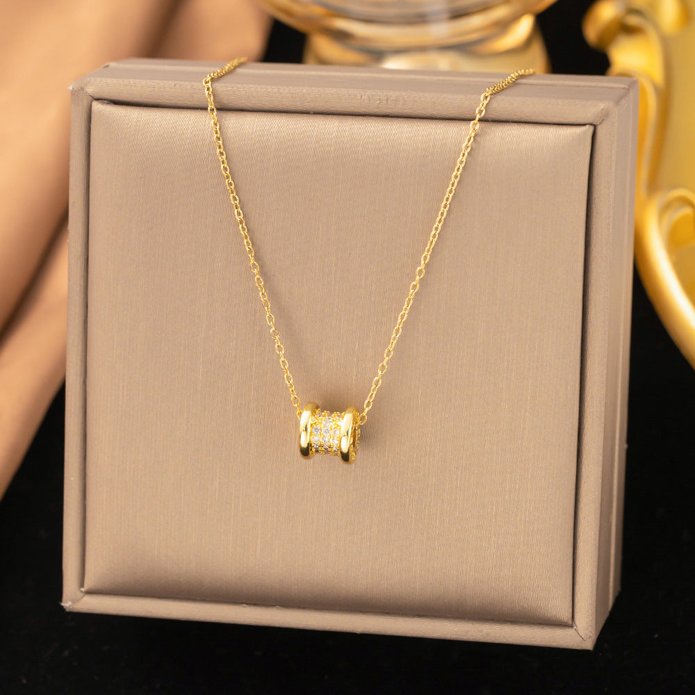 3 Pc - Anti Tarnish Small waist necklace gold (1 Pc Price - 72)