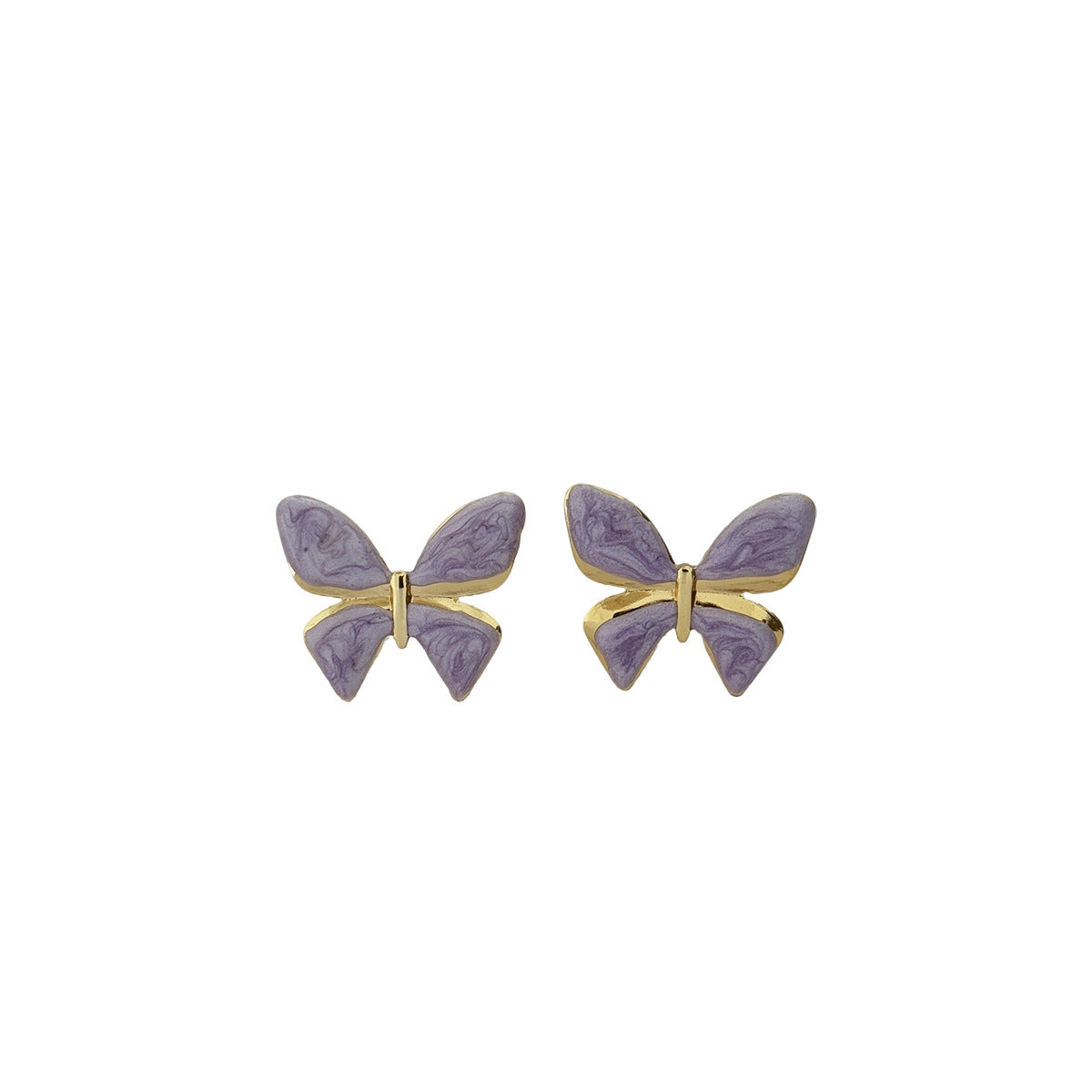 6 Pairs - Sweet Colorful Butterfly Earrings for Women (Mix Color) (1 Pair Price - 27)
