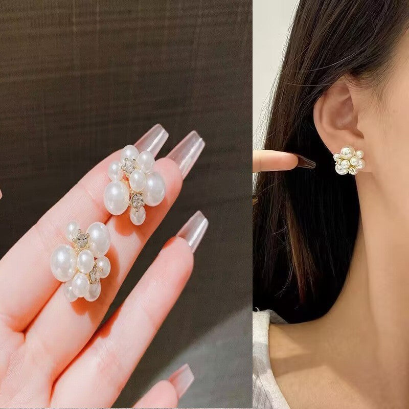 6 Pairs - Imitation Pearl Earrings (1 Pair Price - 29)
