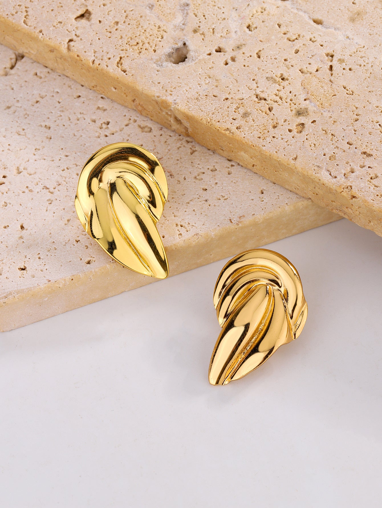 3 Pairs - Anti Tarnish Styled earrings (1 Pair Price - 44)