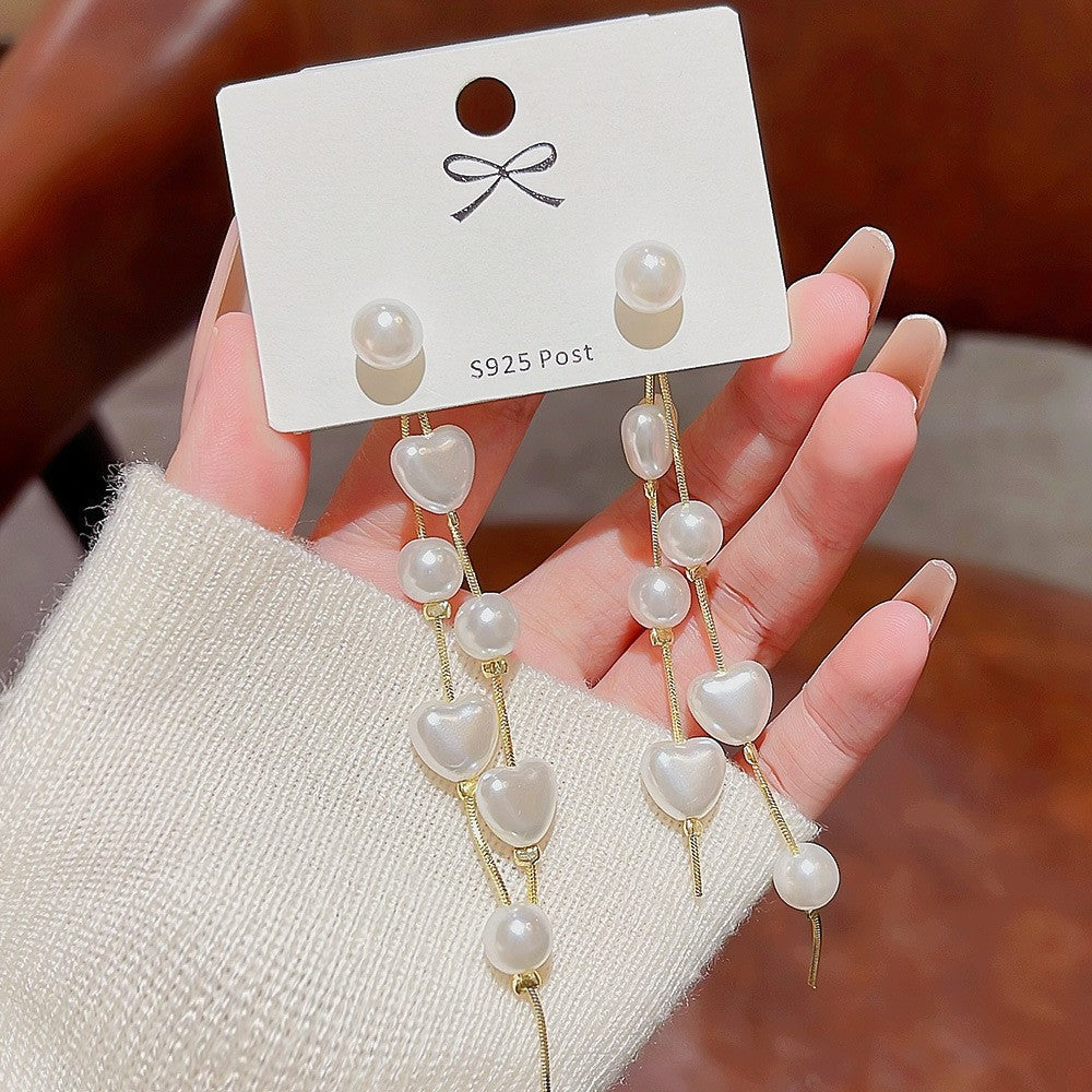 6 Pairs - Trendy Love Tassel Earrings (1 Pair Price - 40)