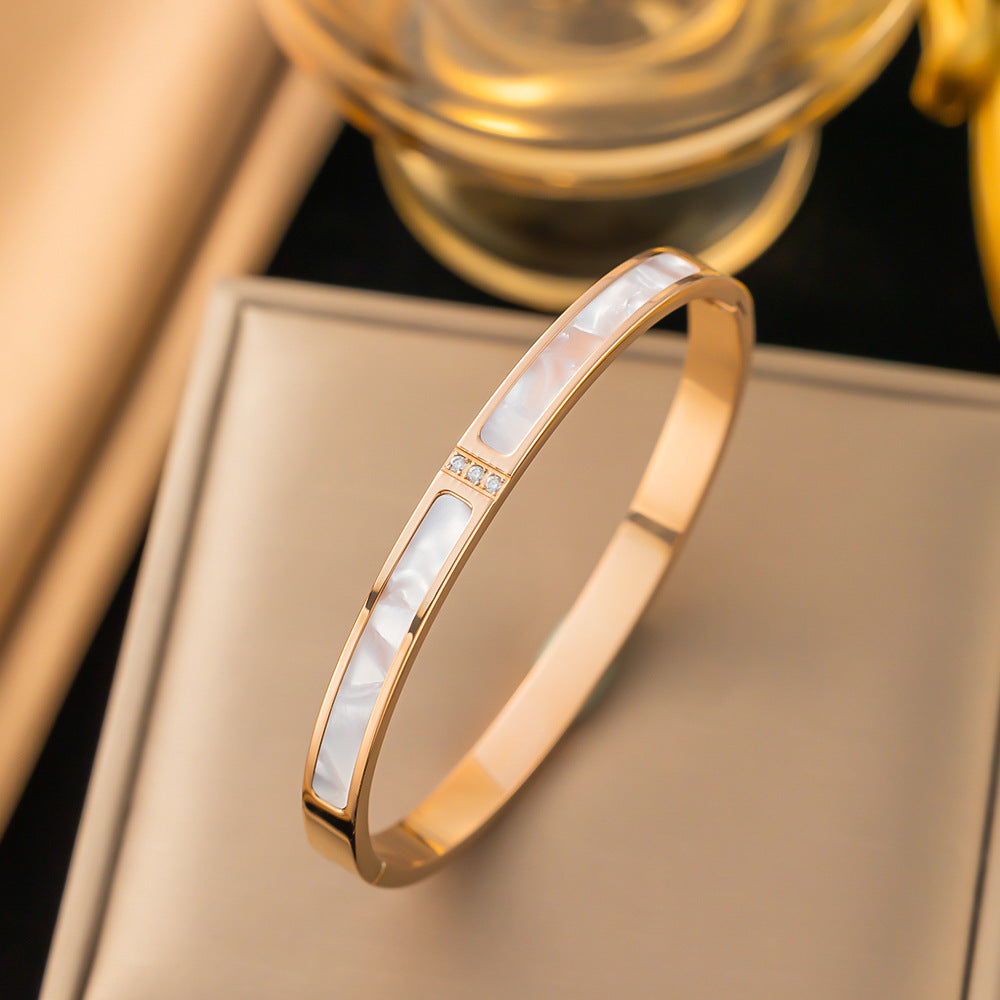 3 Pc - Anti Tarnish Baibei bracelet rose gold (1 Pc Price - 152)