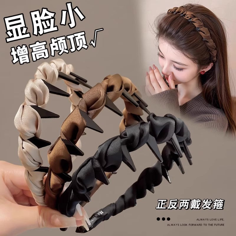 6 Pc - High Crown Headband for Women (Mix Color) (Unit Price - 43)