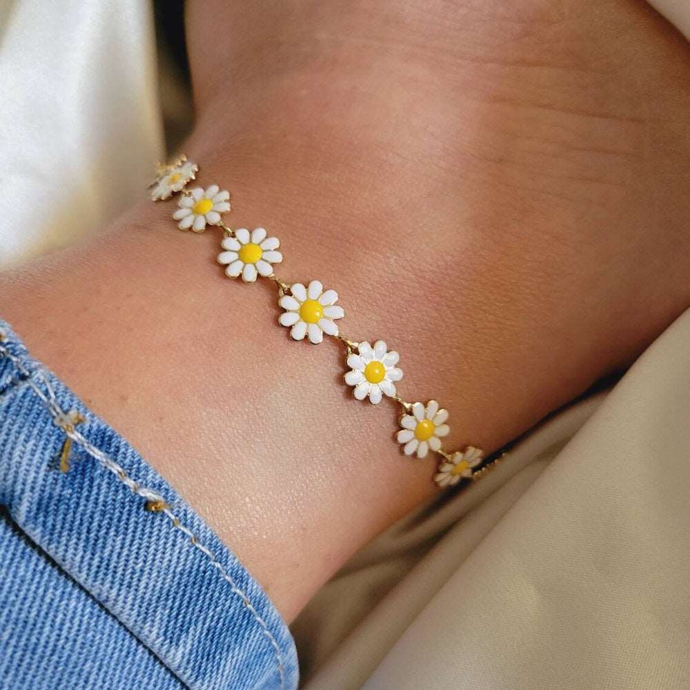 5 Pc - Small Daisy Anklet (Unit Price - 42)