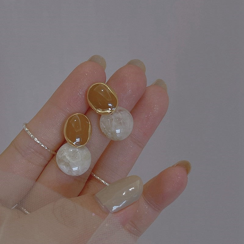 6 Set - Irregular enamel earrings (1 Set price - 24)