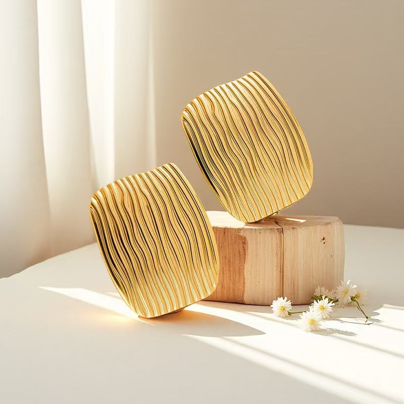 3 Set - Anti Tarnish Square Earring (Unit Price - 51)