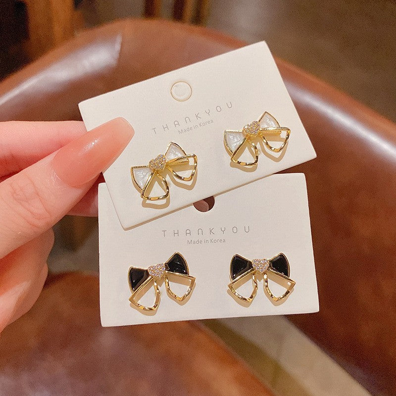 6 Pairs - Women Oil Drop Minimalist Small Stud Earrings (Mix Color) (1 Pair Price - 18)