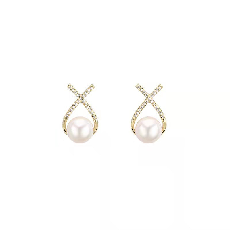 6 Set - High-end cross fashion earrings (Unit price 20)