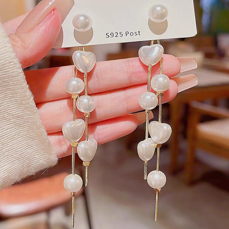 6 Pairs - Trendy Love Tassel Earrings (1 Pair Price - 40)