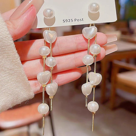 6 Pairs - Trendy Love Tassel Earrings (1 Pair Price - 40)