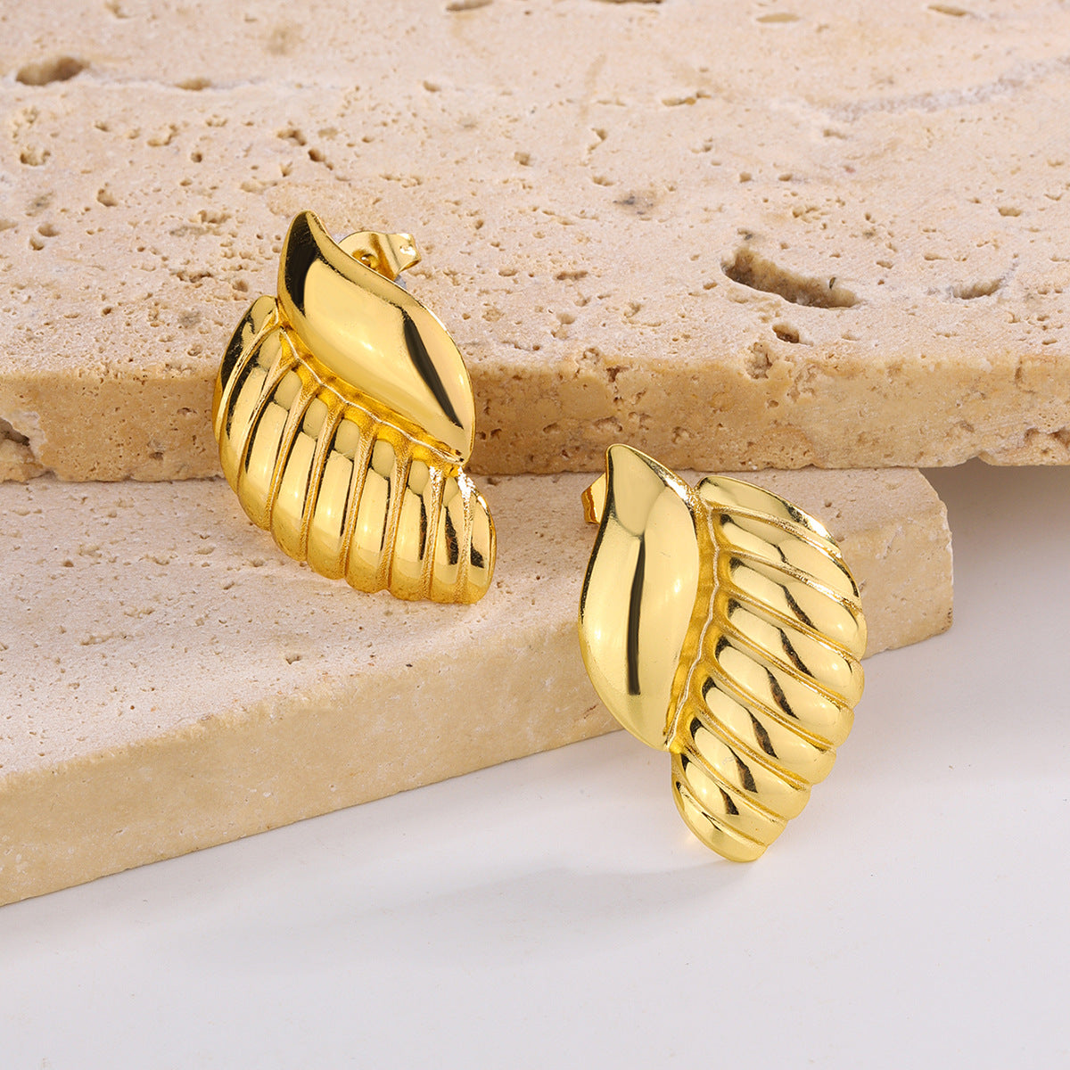 3 Set - Anti tarnish Shell Shaped Earring (Unit Price - 51)
