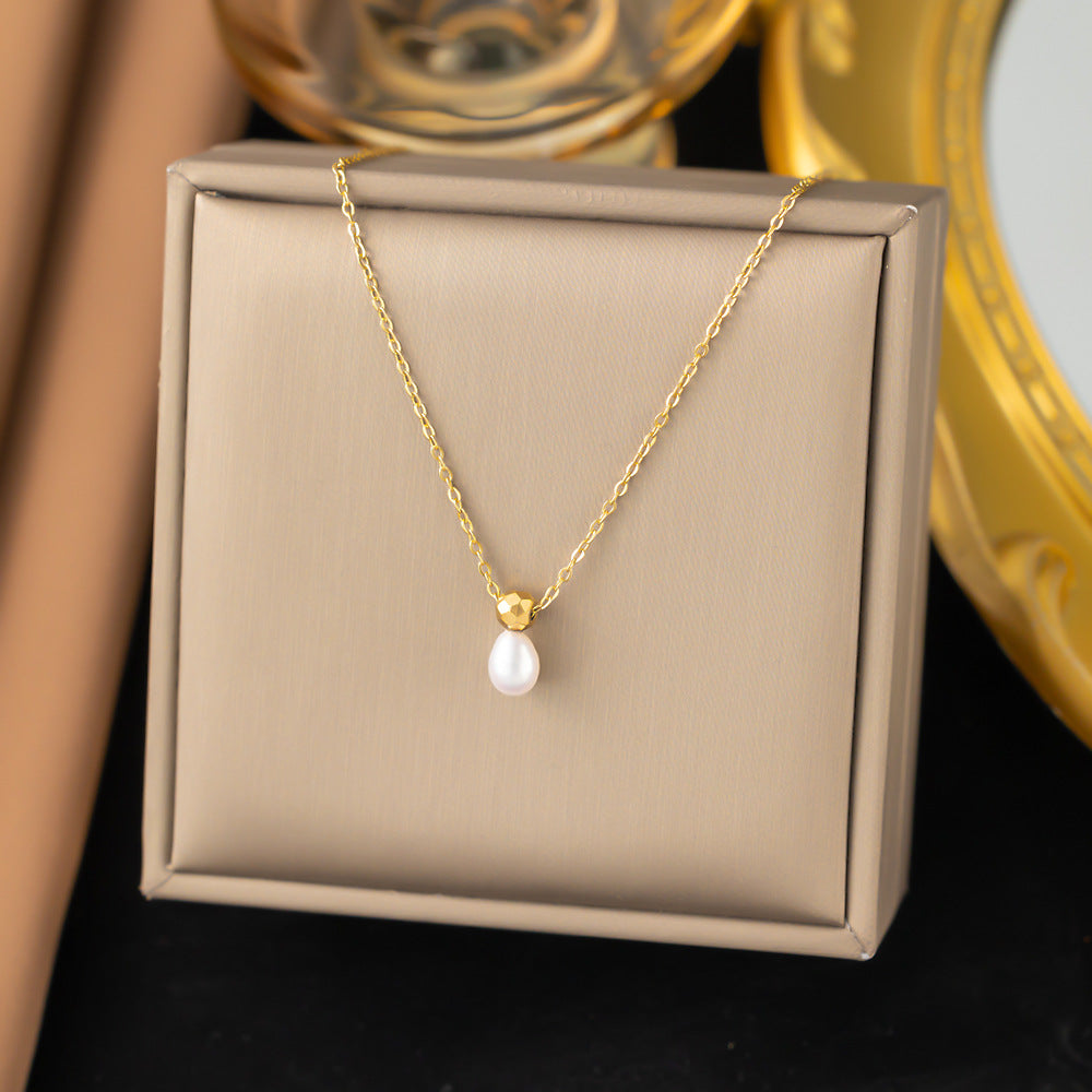 3 Pc - Anti Tarnish Perfume bottle necklace - Gold (1 Pc Price - 84)