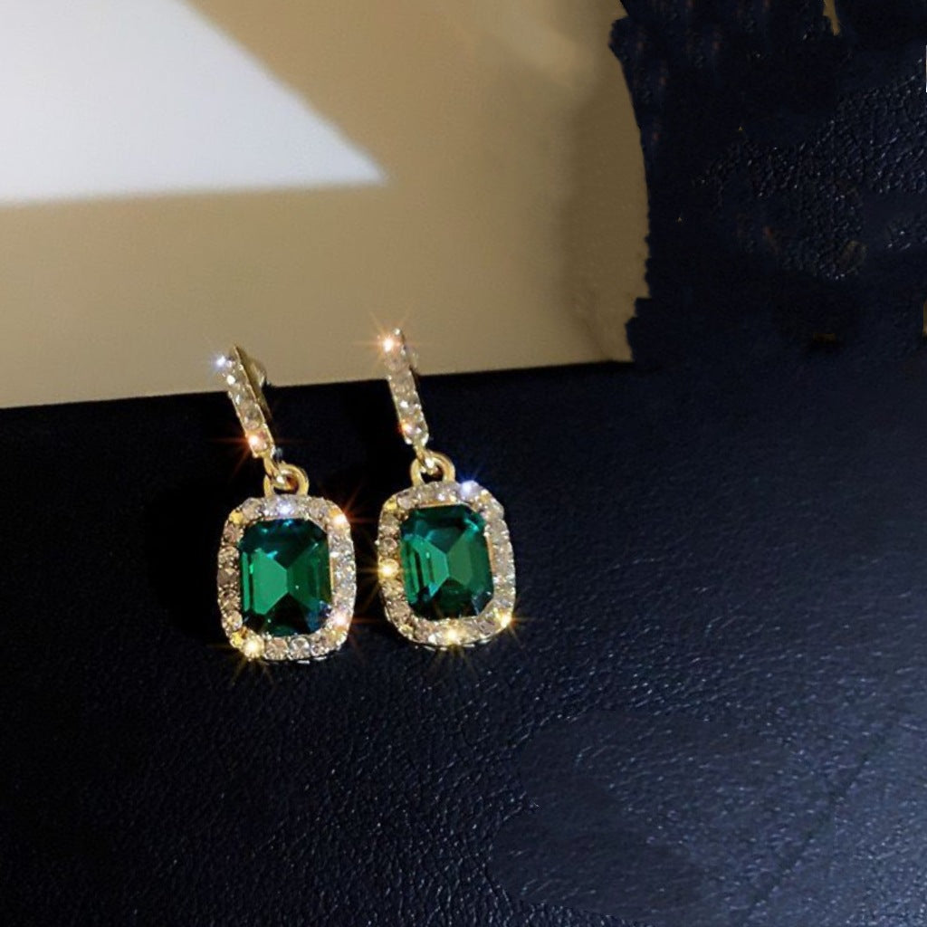 6 Set - Gemstone earrings (Mix color) (Unit price 26)