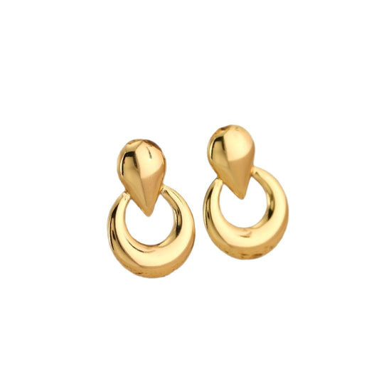 3 Pairs - Water Drop Geometric Circle Earrings (1 Pair Price - 51)