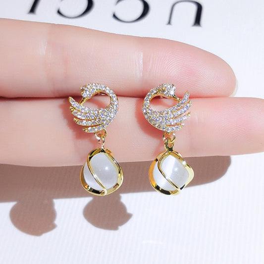 6 Set - High-end swan earrings (Unit price 29)
