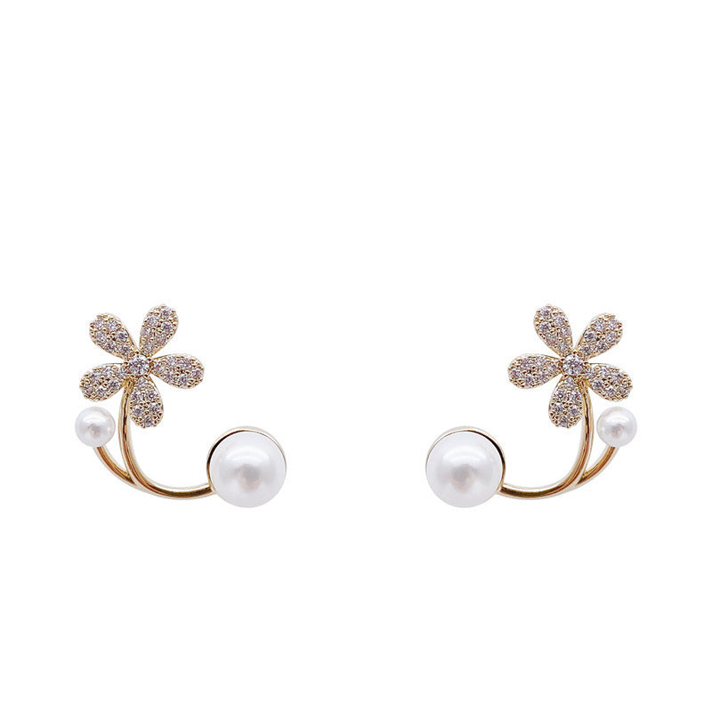 6 Set - Back Hanging Flower Earring (Unit price 22)
